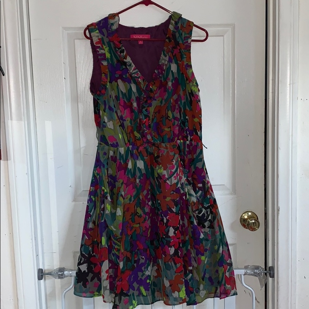 Nine & Co. chiffon party dress